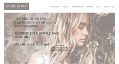 Desktop Screenshot of leonieclaire.com